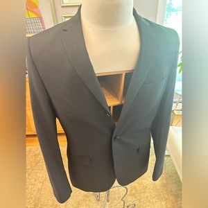 Billy London Black Pinstripe Blazer US 40R